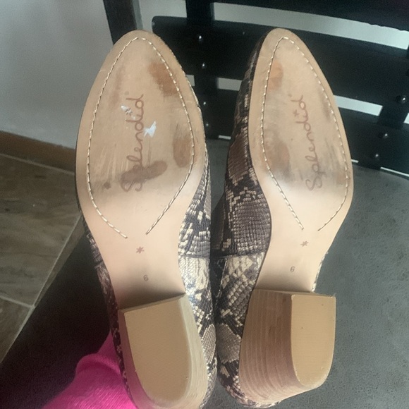 Splendid Snake Print Ankle Boots Sz 6 - Picture 7 of 12